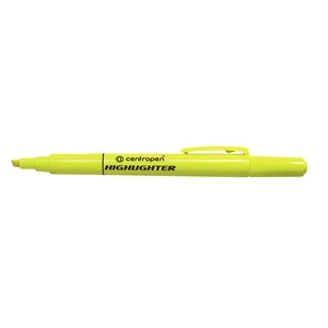 Маркер текстовий Centropen Fax жовтий 1-4 мм клиноподібний (8722/05)