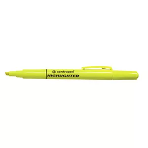 Маркер текстовий Centropen Fax жовтий 1-4 мм клиноподібний (8722/05)