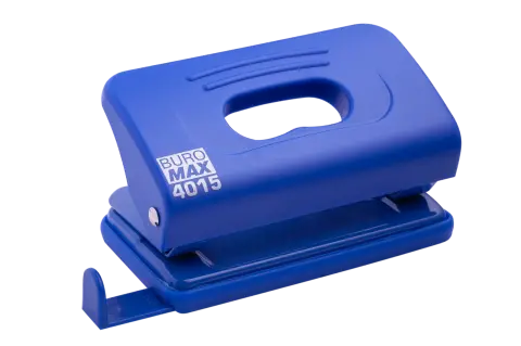 Діркопробивач Buromax пластиковий до 10арк  синій (BM.4015-02)