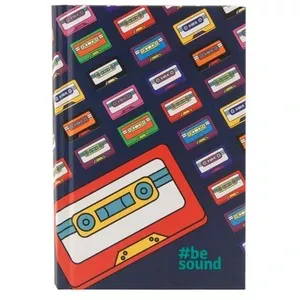 Блокнот Kite BeSound-3 А6 80 арк. клітинка тверда політурка синій (K19-199-3)