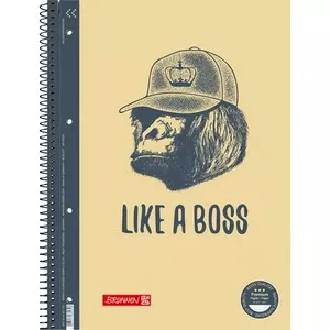 Коледж-блок А4 Premium, лін. 80 арк., Boss beige