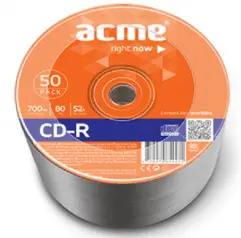 Диск CD-R, 700Mb, 52х, 80min, Shrink (50)