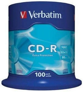 Диск CD-R, 700Mb, 52х, 80min, Cake (100) (43411)