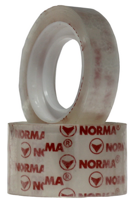 Скотч канцелярський Norma 12мм х 10м прозорий 40 мкм (4105)