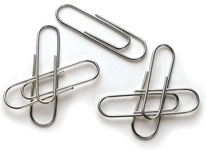 Скріпки SCHOLZ 28 мм прямі хромовані 100 шт. (4701)