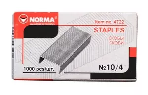 Скоби Norma №10 метал 1000 шт. 4722N (04030150)