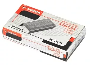 Скоби Norma №24/6 метал 1000 шт. 4723 (04030250)