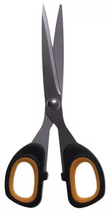 Ножиці офісні SCHOLZ TITANIUM чорний 18 см пластик з гумовою вставкою 4260 (04040740)