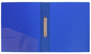 Папка на 2-х кільцях Norma A4 синій 40 мм пластик  5039 (03070696)