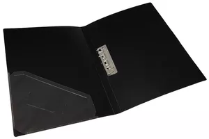 Папка з притиском  4OFFICE чорний А4 Clip B 500 мкм. 4-221-09 (03050559)