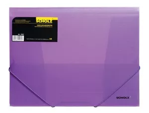 Папка на гумках SCHOLZ A4 асорті 500 мкм. 10507 (03035030)