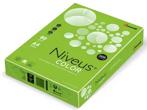 Папір кольоровий насичений Niveus MA42 А4 80г/м2 зелений 500арк. (A4.80.NVI.MA42.500)