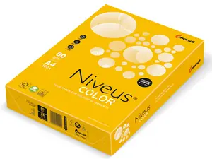 Папір кольоровий насичений Niveus SY40 А4 80г/м2 сонячно-жовтий 500арк. (A4.80.NVI.SY40.500)