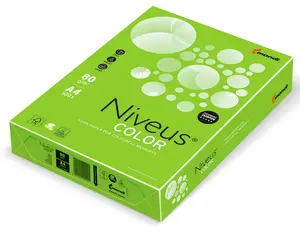 Папір кольоровий неоновий Niveus NEOGN А4 80г/м2 зелений 500арк. (A4.80.NVN.NEOGN.500)