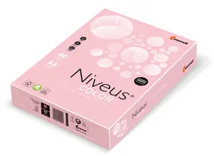 Папір кольоровий пастель Niveus OPI74 А4 80г/м2 рожевий 500арк. (A4.80.NVP.OPI74.500)