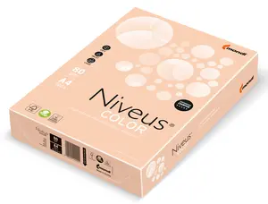 Папір кольоровий пастель Niveus SA24 А4 80г/м2 лососевий 500арк. (A4.80.NVP.SA24.500)