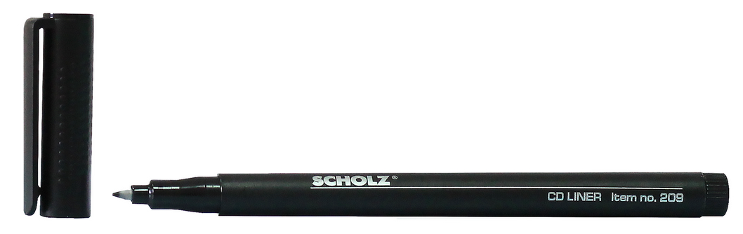 Маркер для CD та DVD SCHOLZ чорний 0.6 мм гострий 209 (01110139)