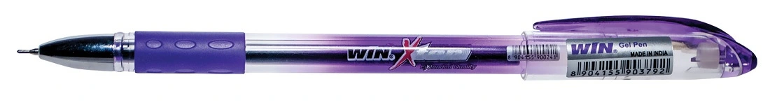 Ручка гелева Win X-TEN чорнило фіолетове 0.6 мм пластик (01190027)