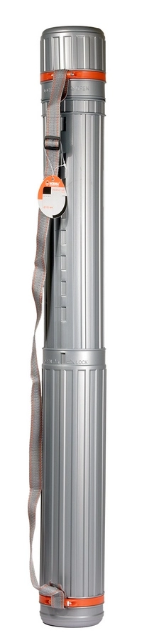 Тубус для креслення Norma d-10.5 cм. 50-100 cм. телескопічний чорний 9014-09N (10080130)