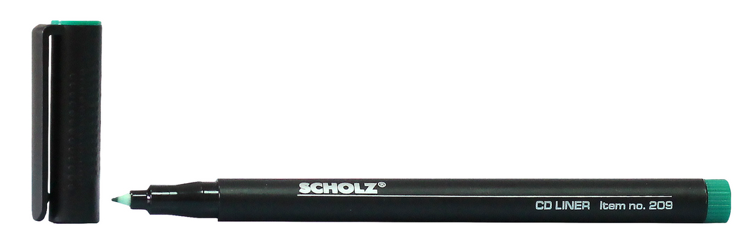 Маркер для CD та DVD SCHOLZ зелений 0.6 мм гострий  209 (01110134)