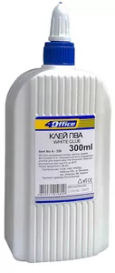 Клей канцелярський 4OFFICE 300 г PVA з дозатором 4-358 (04120940)