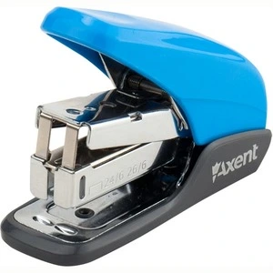 Степлер пластиковий Axent Shell PS № 24/6 20 арк. блакитний (4841-07-A)