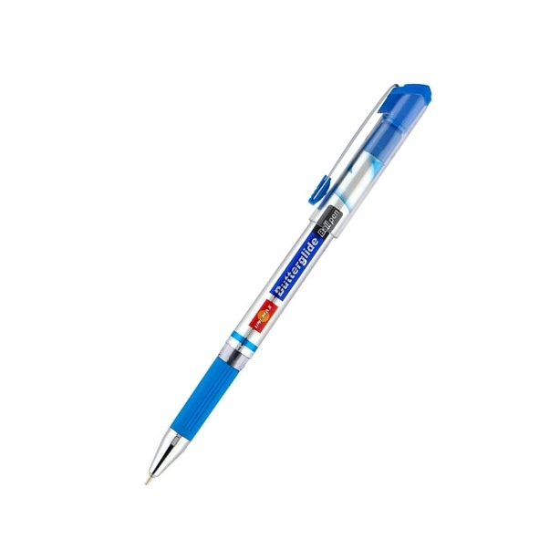 Ручка кулькова Unimax Butterglide чорнило синє 0.7 мм пластик (UX-122-02)