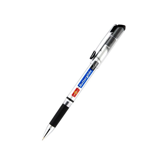 Ручка кулькова Unimax Butterglide чорнило чорне 0.7 мм пластик (UX-122-01)