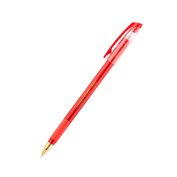 Ручка кулькова Unimax Fine Point Gold Dlx. чорнило червоне 0.7 мм пластик (UX-139-06)