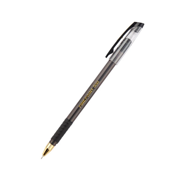 Ручка кулькова Unimax Fine Point Gold Dlx. чорнило чорне 0.7 мм пластик (UX-139-01)