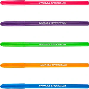 Ручка кулькова Unimax Spectrum Fashion чорнило синє 1.0 мм пластик (UX-135-02)
