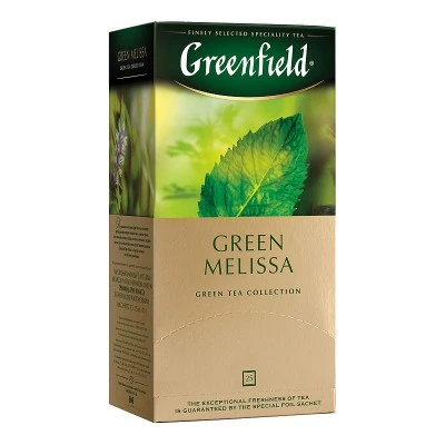 Чай в пакетиках Greenfield Melissa зелений 1,5г х 100 шт (802343)