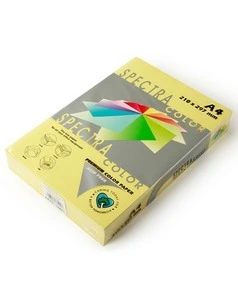 Папір кольоровий Spectra Color Yellow 160 А4 80г/м2 жовтий пастель 500 арк. (16.4400)