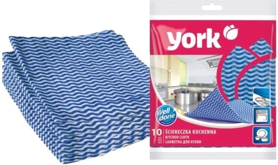 Серветка для прибирання кухні York 0860 5шт 35х35 см (21030)