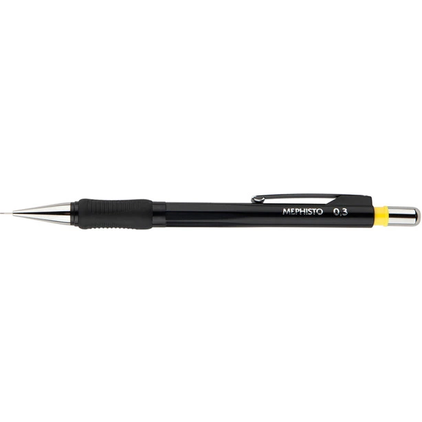 Олівець механічний KOH-I-NOOR GRAPHITE SET чорний пластиковий круглий  0.3 мм з гумкою (5004)