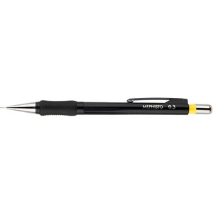 Олівець механічний KOH-I-NOOR GRAPHITE SET чорний пластиковий круглий  0.3 мм з гумкою (5004)