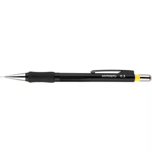 Олівець механічний KOH-I-NOOR GRAPHITE SET чорний пластиковий круглий  0.3 мм з гумкою (5004)