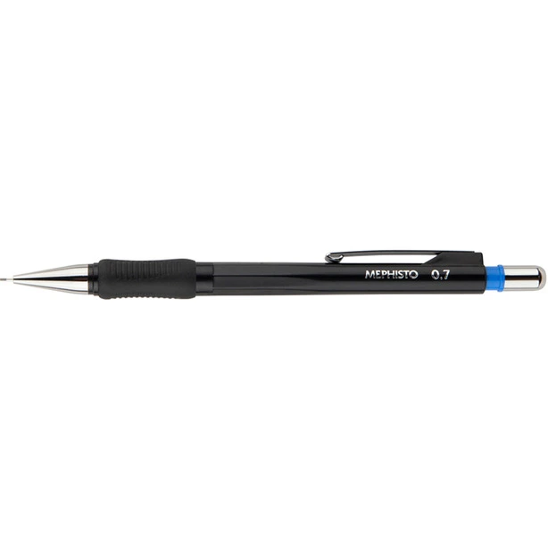Олівець механічний KOH-I-NOOR All BLACK чорний пластиковий круглий  0.7 мм з гумкою (5054)