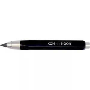 Олівець механічно цанговий KOH-I-NOOR  чорний металевий тригранний  0.5 мм без гумки (5344)