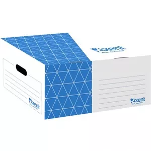 Коробка для боксів архівних Axent 365х265х560 мм синій (1734-02-A)