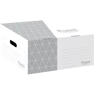 Коробка для боксів архівних Axent 365х265х560 мм сірий (1734-03-A)
