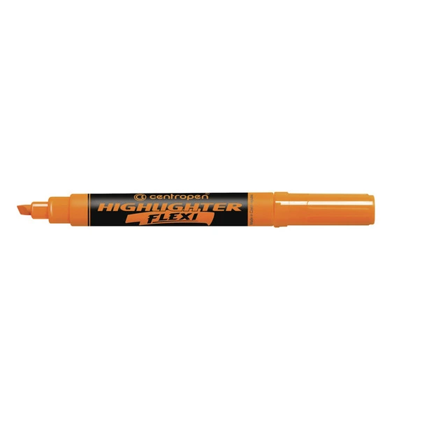 Маркер текстовий Centropen Fax 8542 FLEXI помаранчевий 1-5 мм клиноподібний (8542/06)