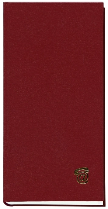 Книжка алфавітна ТМ "Полиграфист" А4 135х285мм 176 арк. баладек бордо (213 05Б)