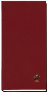 Книжка алфавітна ТМ "Полиграфист" А4 135х285мм 176 арк. баладек бордо (213 05Б)