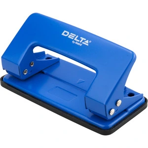 Діркопробивач Axent&Delta металевий  10арк  синій (D3510-02)