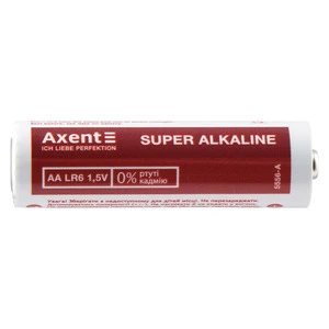 Батарейка AXENT АА LR6 1.5V, 4 шт.лужний (5556-A)