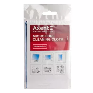 Серветка з мікрофібри для очищення моніторів Axent 150x180мм (5307-A)