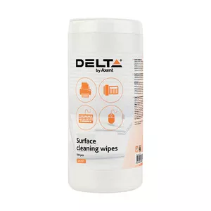 Серветки для очищення оргтехніки Axent by Delta 100шт.  (D5301)