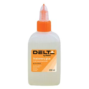 Клей силікатний Axent Delta 200 г силікат ковпачок-дозатор (D7223)
