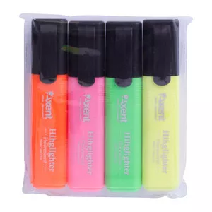 Маркер текстовий Axent Highlighter асорті 5 мм клиноподібний (2531-40-A)